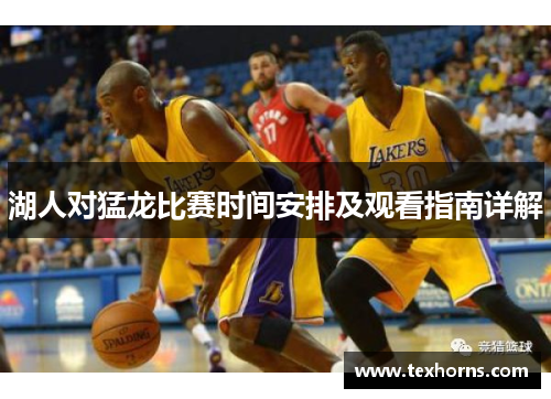 湖人对猛龙比赛时间安排及观看指南详解